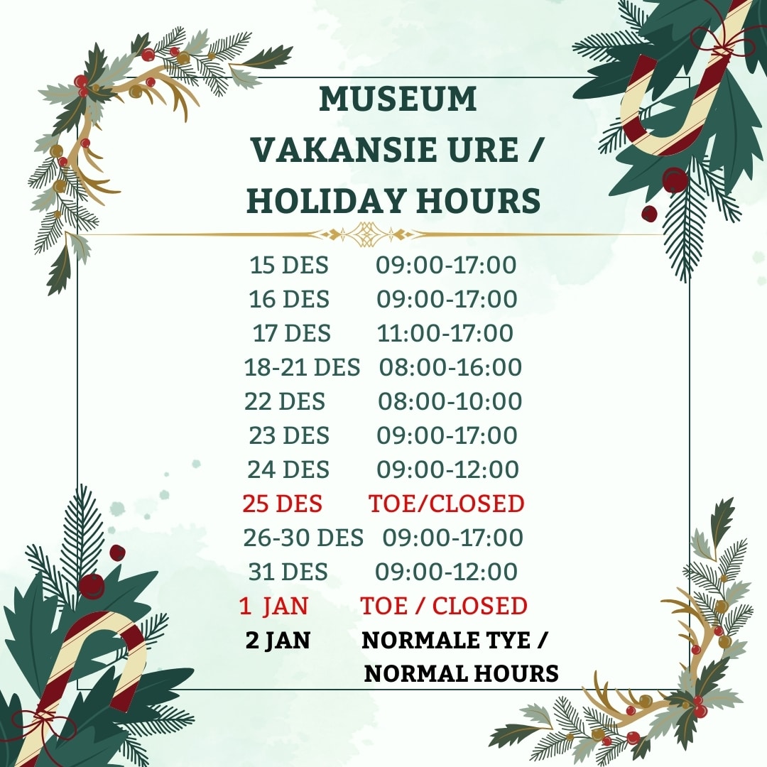 Museum Holiday Hours